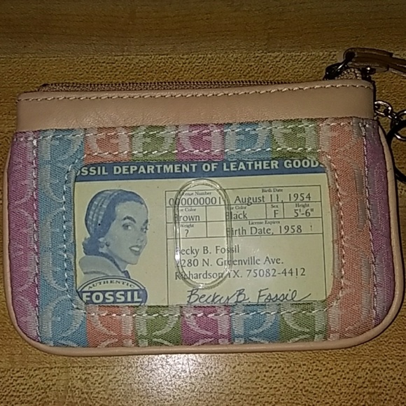 Fossil Multi-color Mini Wallet - Picture 3 of 4